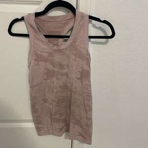 Athleta Tank top pink camo